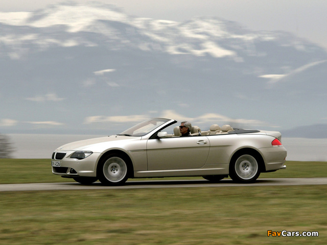 BMW 6 Series Cabrio (E64) 2004–07 images (640 x 480)