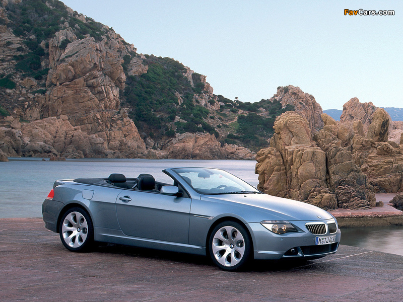 BMW 645Ci Cabrio (E64) 2004–07 images (800 x 600)