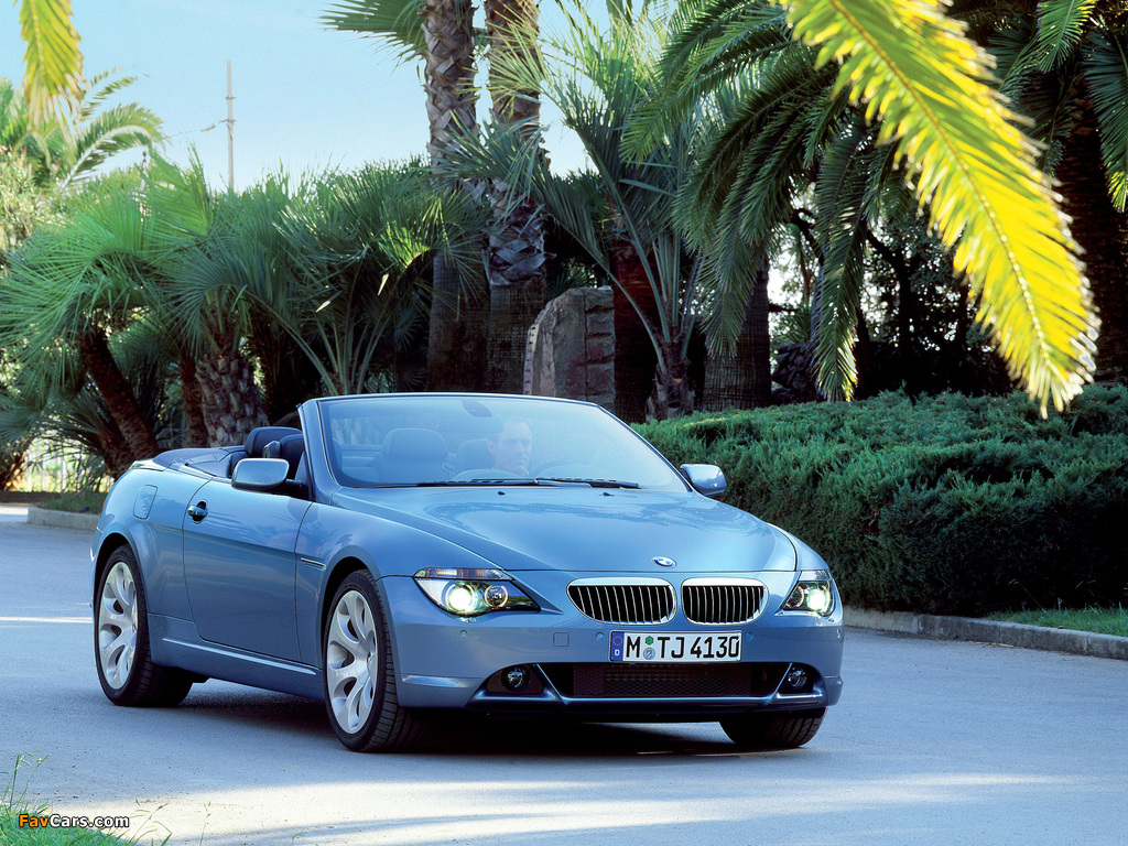 BMW 645Ci Cabrio (E64) 2004–07 images (1024 x 768)