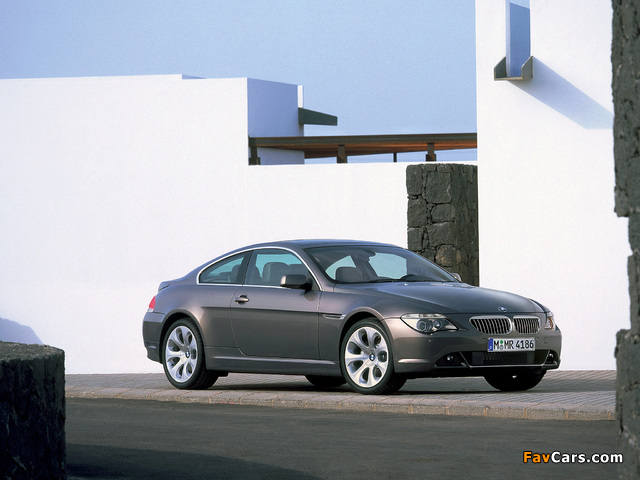 BMW 645Ci Coupe (E63) 2004–07 images (640 x 480)