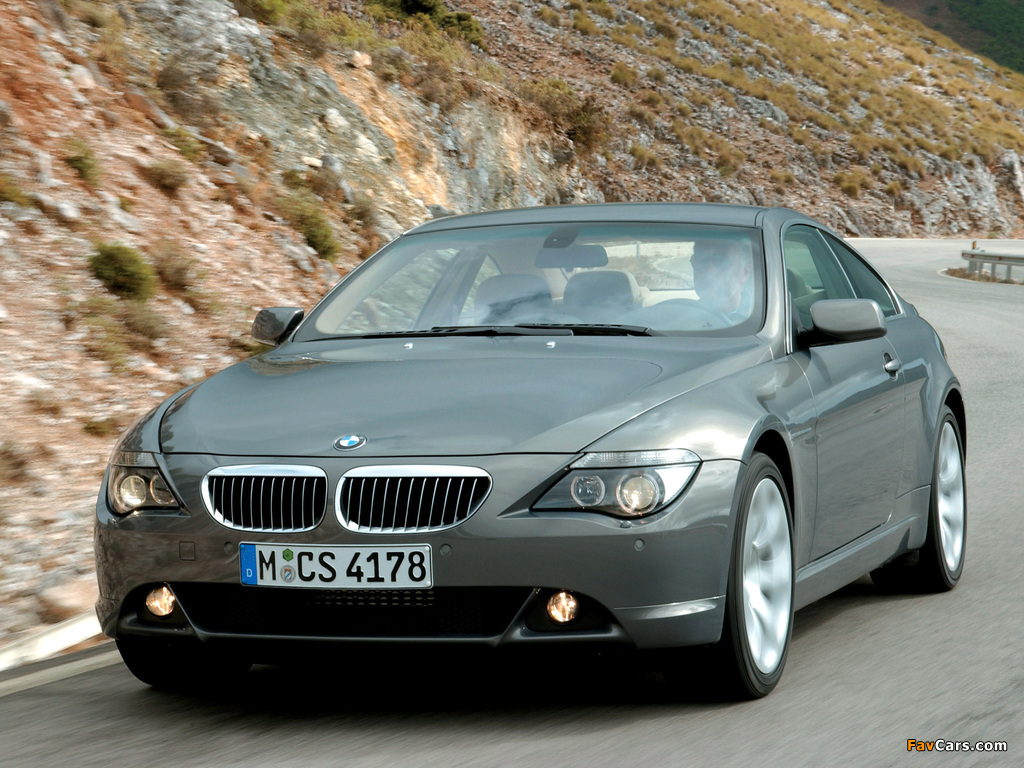 BMW 645Ci Coupe (E63) 2004–07 photos (1024 x 768)