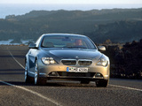 BMW 645Ci Coupe (E63) 2004–07 photos