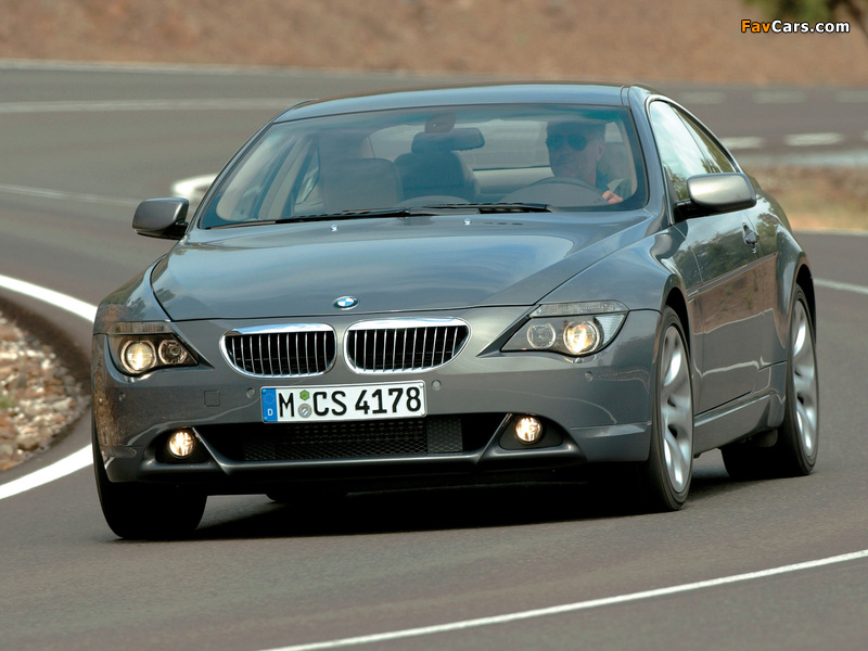 BMW 645Ci Coupe (E63) 2004–07 wallpapers (800 x 600)