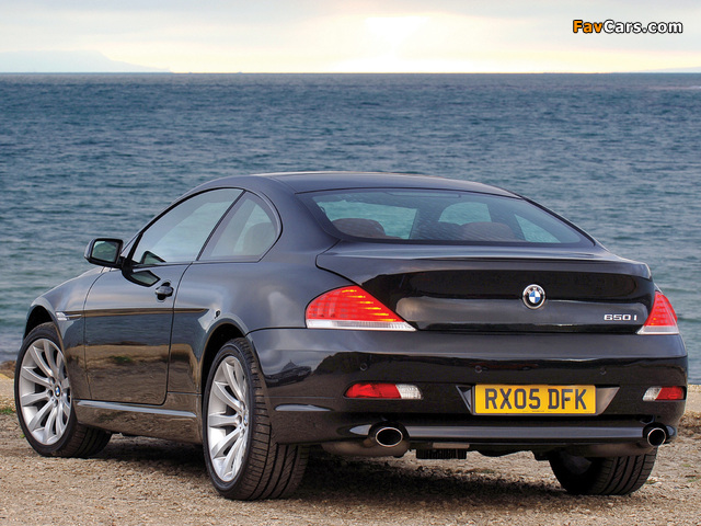 BMW 650i Coupe UK-spec (E63) 2005–07 images (640 x 480)