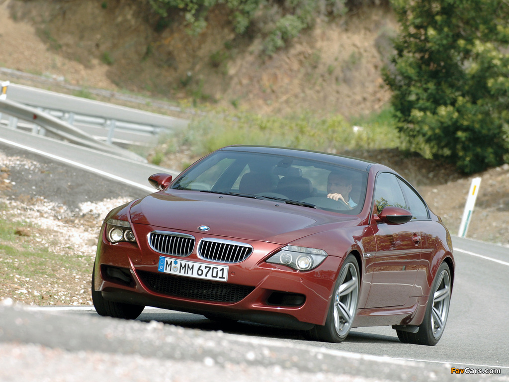 BMW M6 (E63) 2005–10 photos (1024 x 768)
