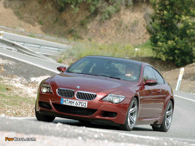 BMW M6 (E63) 2005–10 photos (640 x 480)