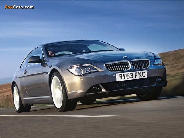 BMW 630i Coupe UK-spec (E63) 2005–07 pictures (640 x 480)