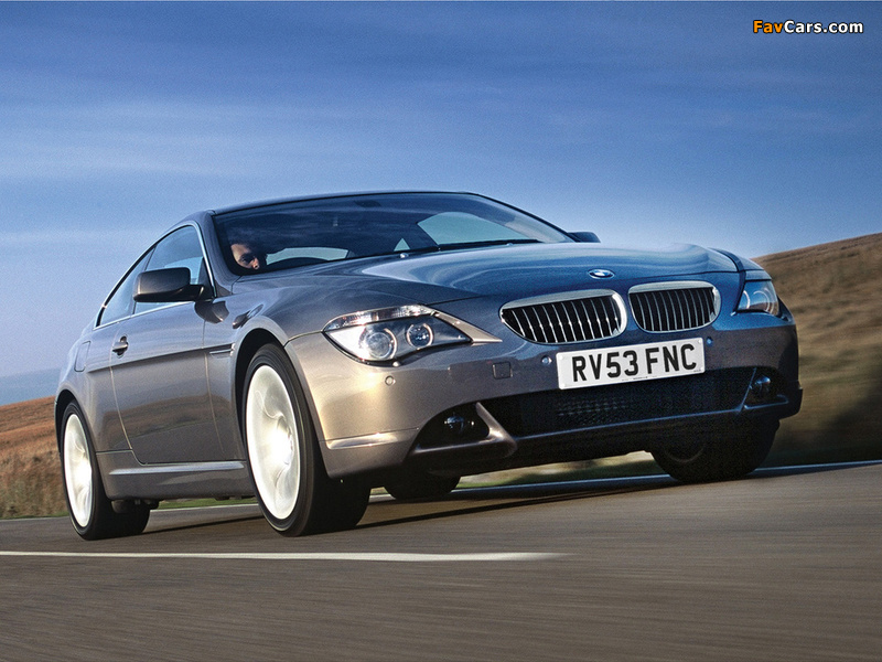 BMW 630i Coupe UK-spec (E63) 2005–07 pictures (800 x 600)