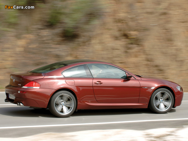 BMW M6 (E63) 2005–10 pictures (640 x 480)