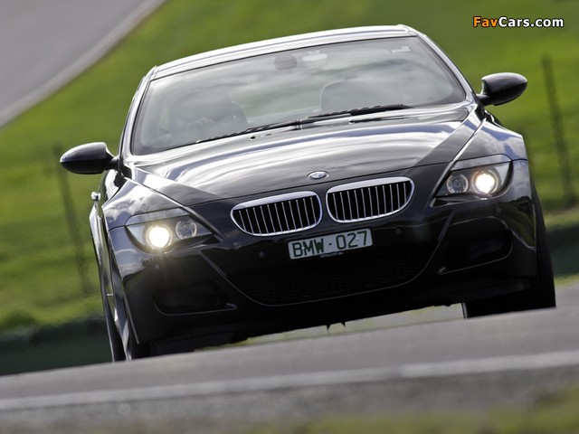 BMW M6 Coupe AU-spec (E63) 2005–10 wallpapers (640 x 480)