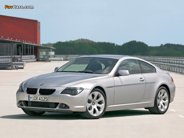 BMW 630i Coupe (E63) 2005–07 wallpapers (640 x 480)
