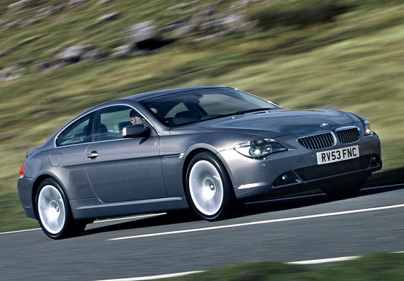 BMW 630i Coupe UK-spec (E63) 2005–07 wallpapers