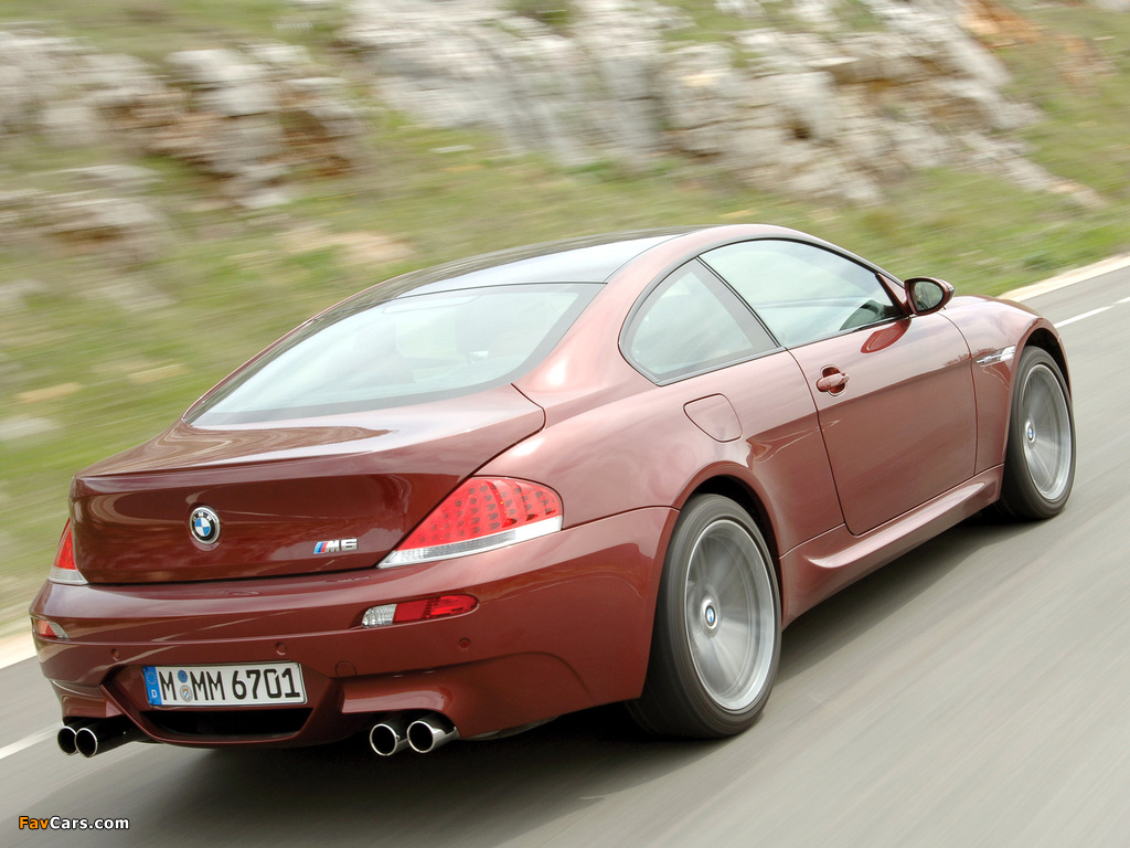 BMW M6 (E63) 2005–10 wallpapers (1024 x 768)