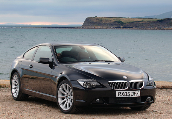 BMW 650i Coupe UK-spec (E63) 2005–07 wallpapers