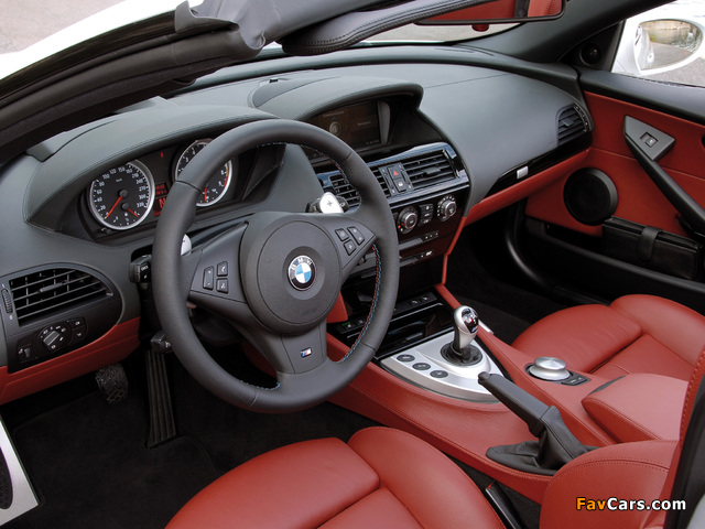 BMW M6 Cabrio (E64) 2007–10 images (640 x 480)