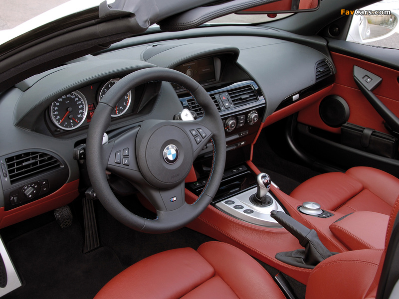 BMW M6 Cabrio (E64) 2007–10 images (800 x 600)
