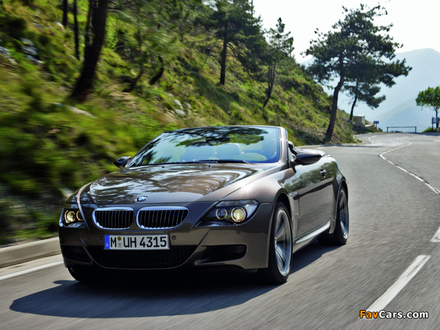 BMW M6 Cabrio (E64) 2007–10 images (640 x 480)