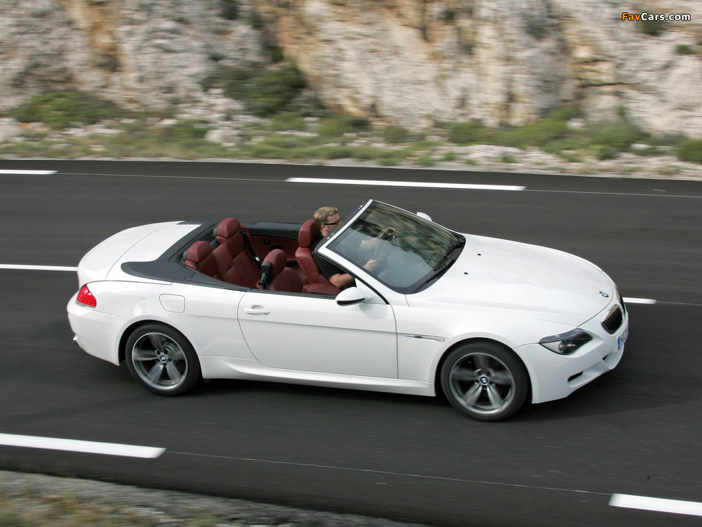 BMW M6 Cabrio (E64) 2007–10 images (1024 x 768)