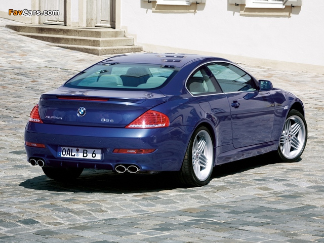 Alpina B6 S Coupe (E63) 2007–10 photos (640 x 480)