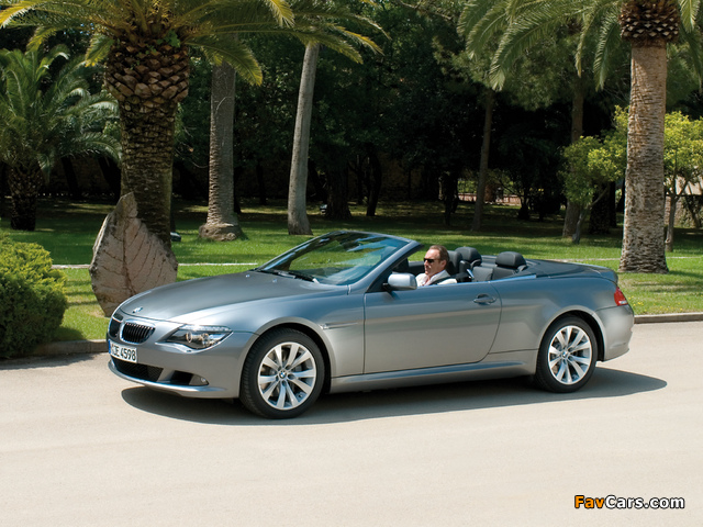 BMW 650i Cabrio (E64) 2008–11 images (640 x 480)