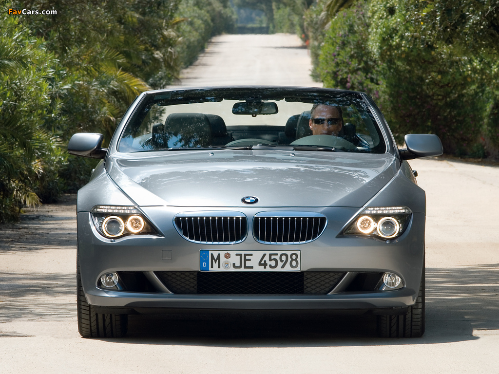 BMW 650i Cabrio (E64) 2008–11 photos (1024 x 768)