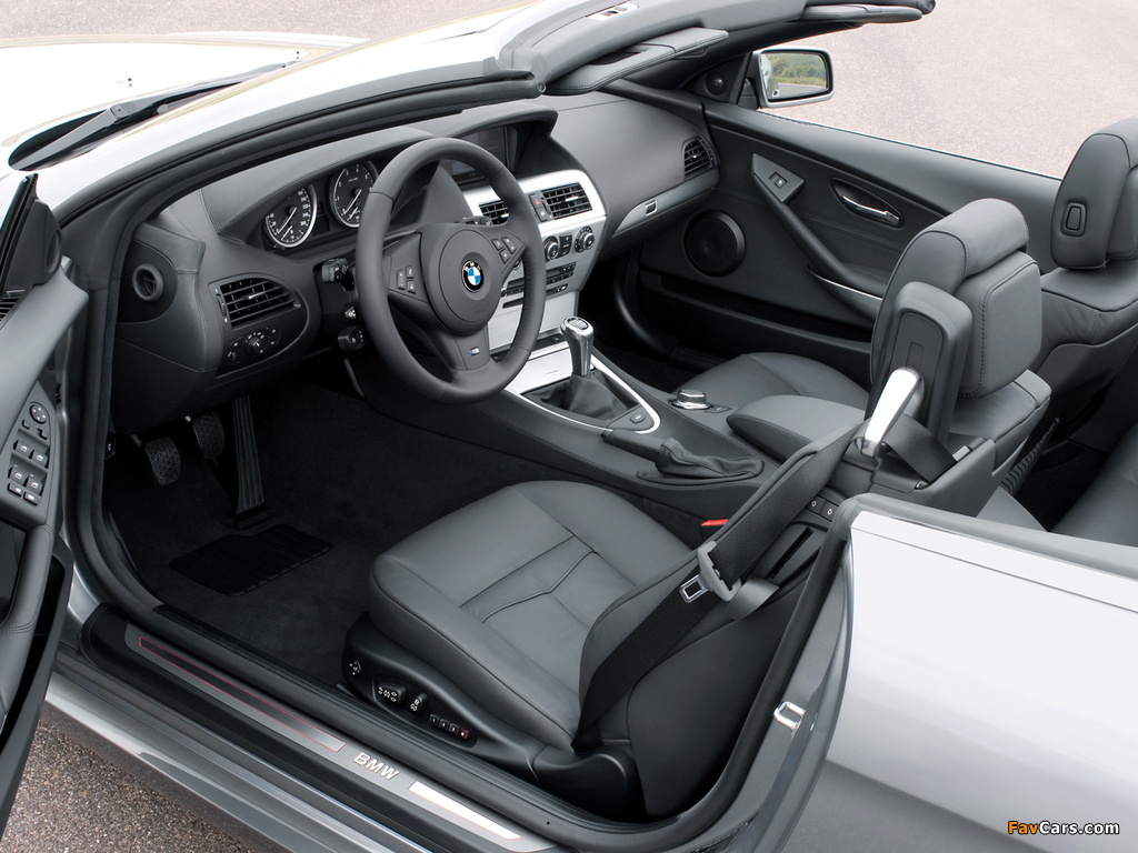 BMW 650i Cabrio (E64) 2008–11 photos (1024 x 768)