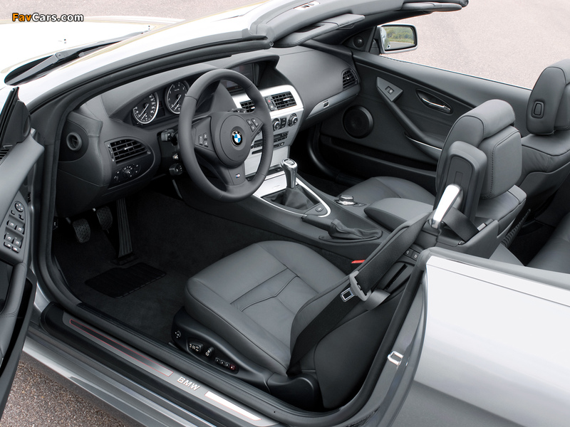 BMW 650i Cabrio (E64) 2008–11 photos (800 x 600)