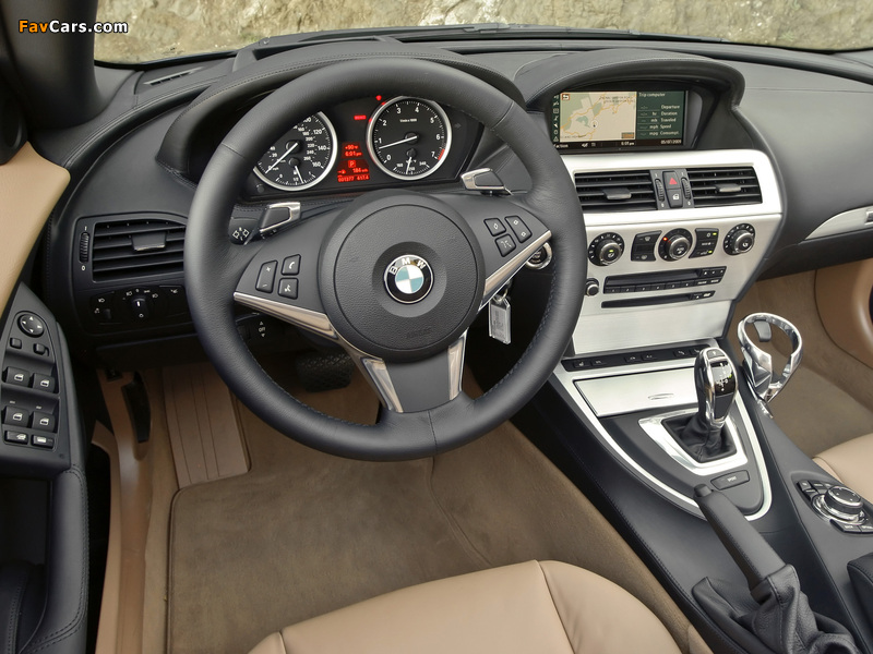 BMW 650i Cabrio US-spec (E64) 2008–11 pictures (800 x 600)