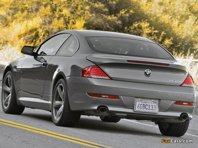BMW 650i Coupe US-spec (E63) 2008–11 pictures (640 x 480)