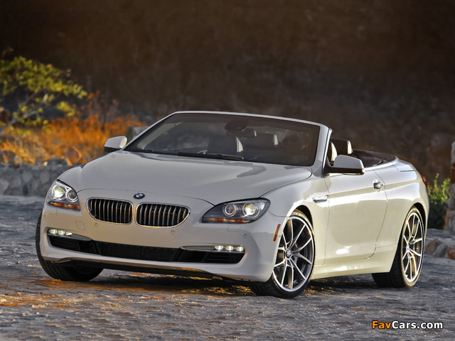 BMW 650i Cabrio US-spec (F12) 2011 images (640 x 480)