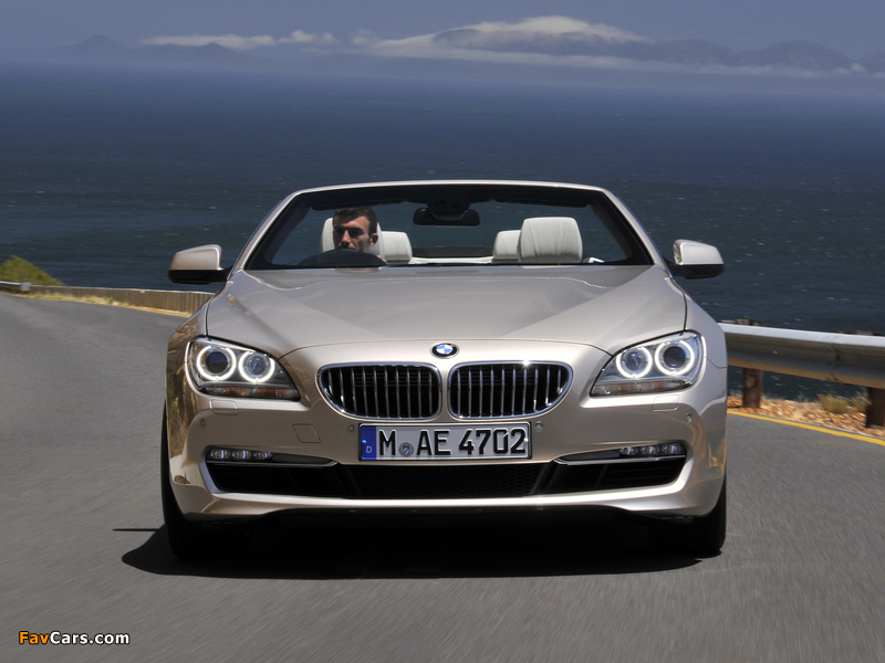 BMW 650i Cabrio ZA-spec (F12) 2011 images (800 x 600)