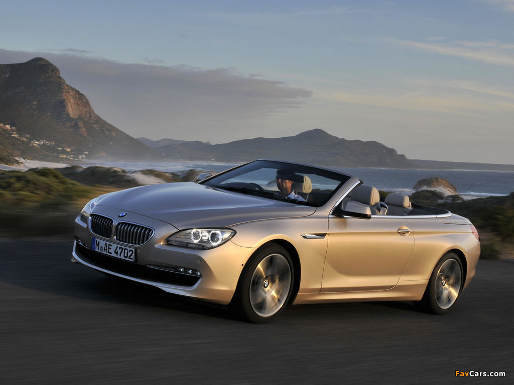 BMW 650i Cabrio ZA-spec (F12) 2011 images (1024 x 768)