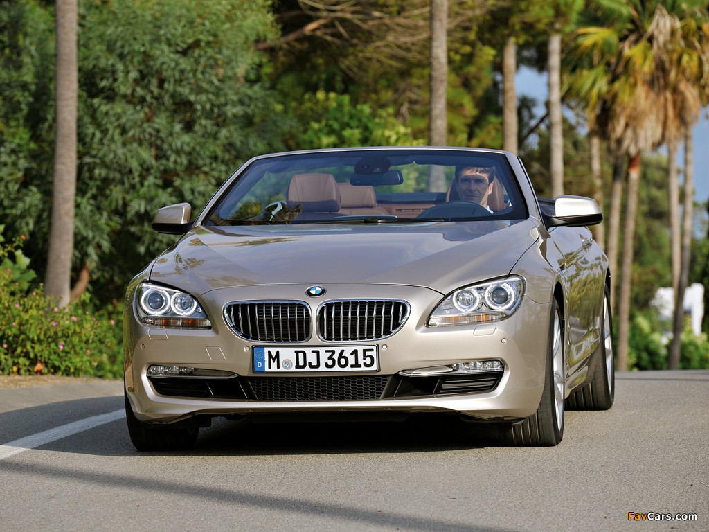 BMW 650i Cabrio (F12) 2011 images (1024 x 768)