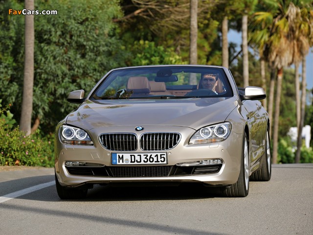 BMW 650i Cabrio (F12) 2011 images (640 x 480)
