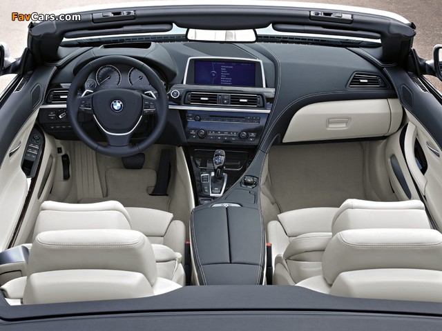 BMW 650i Cabrio (F12) 2011 images (640 x 480)