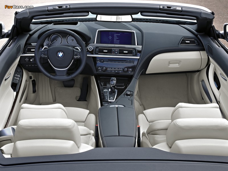 BMW 650i Cabrio (F12) 2011 images (800 x 600)