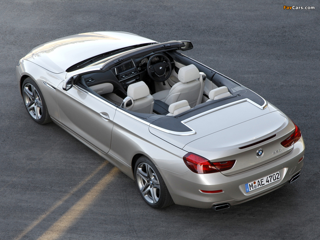 BMW 650i Cabrio ZA-spec (F12) 2011 images (1024 x 768)