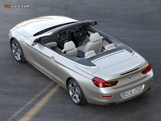 BMW 650i Cabrio ZA-spec (F12) 2011 images (640 x 480)