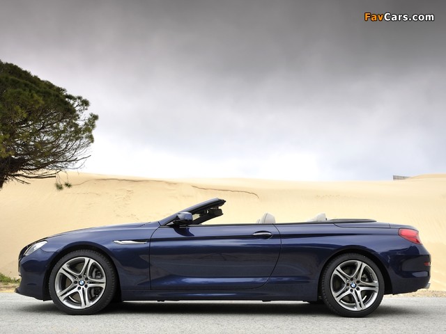 BMW 650i Cabrio UK-spec (F12) 2011 images (640 x 480)