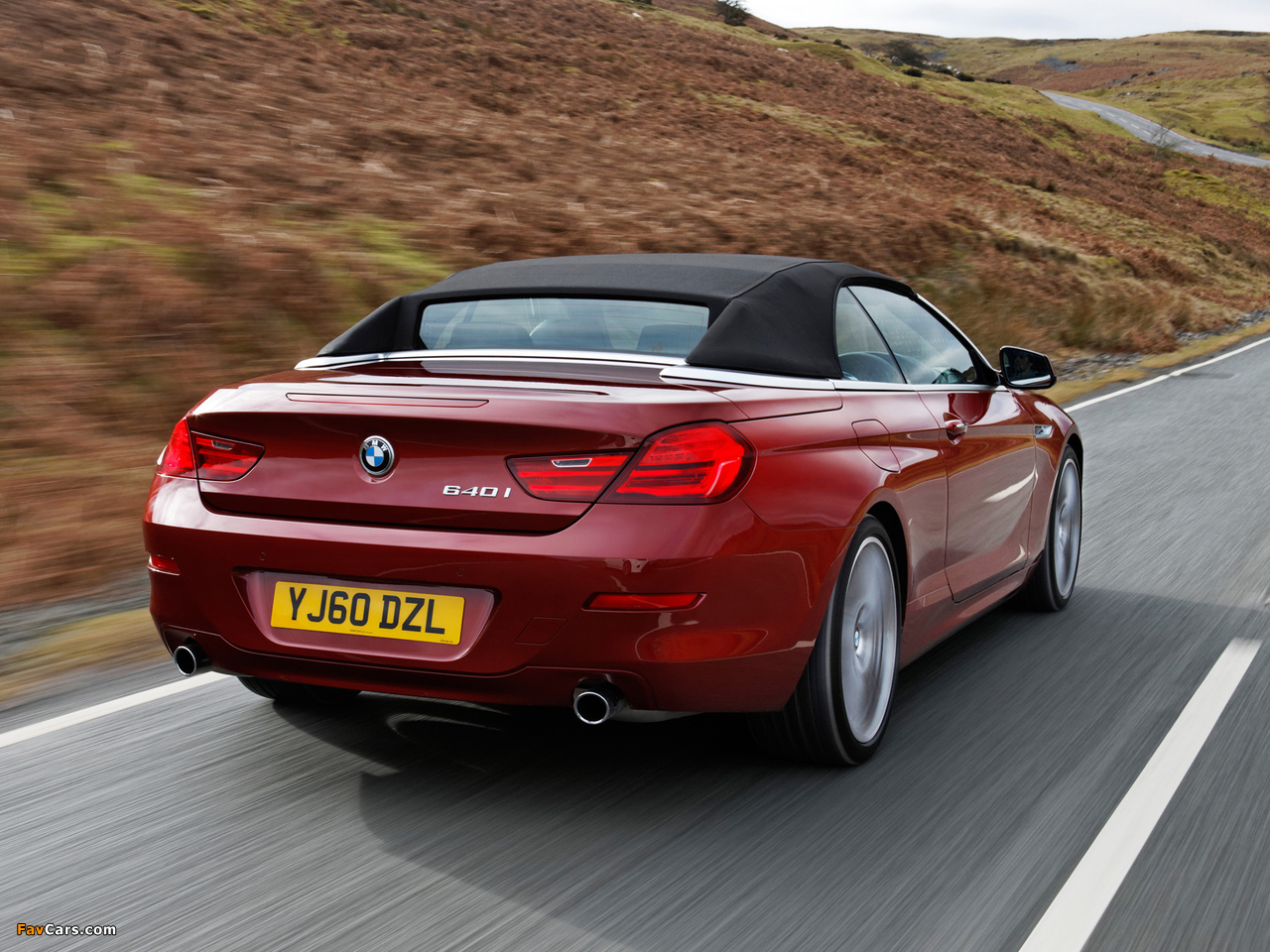 BMW 640i Cabrio UK-spec (F12) 2011 photos (1280 x 960)