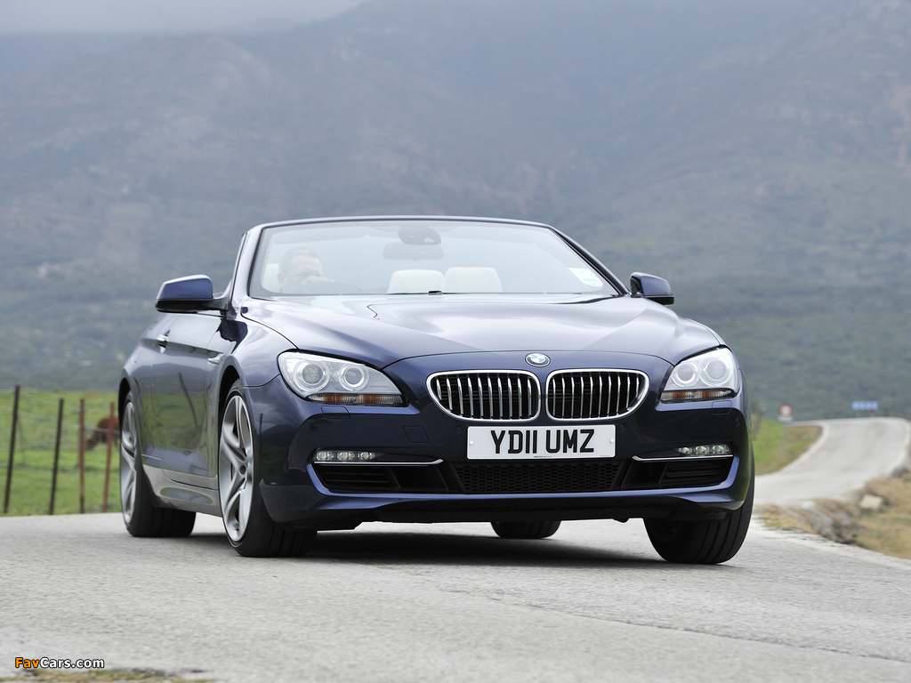 BMW 650i Cabrio UK-spec (F12) 2011 photos (1024 x 768)