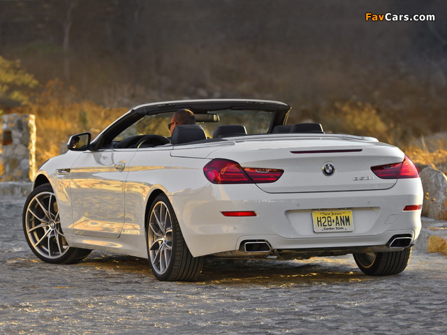 BMW 650i Cabrio US-spec (F12) 2011 photos (640 x 480)