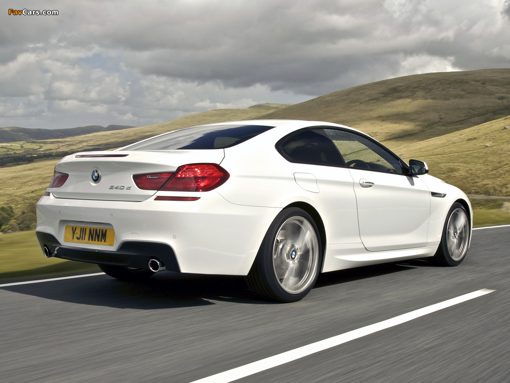 BMW 640d Coupe M Sport Package UK-spec (F12) 2011 pictures (1024 x 768)