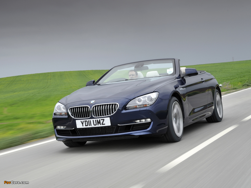 BMW 650i Cabrio UK-spec (F12) 2011 pictures (1024 x 768)