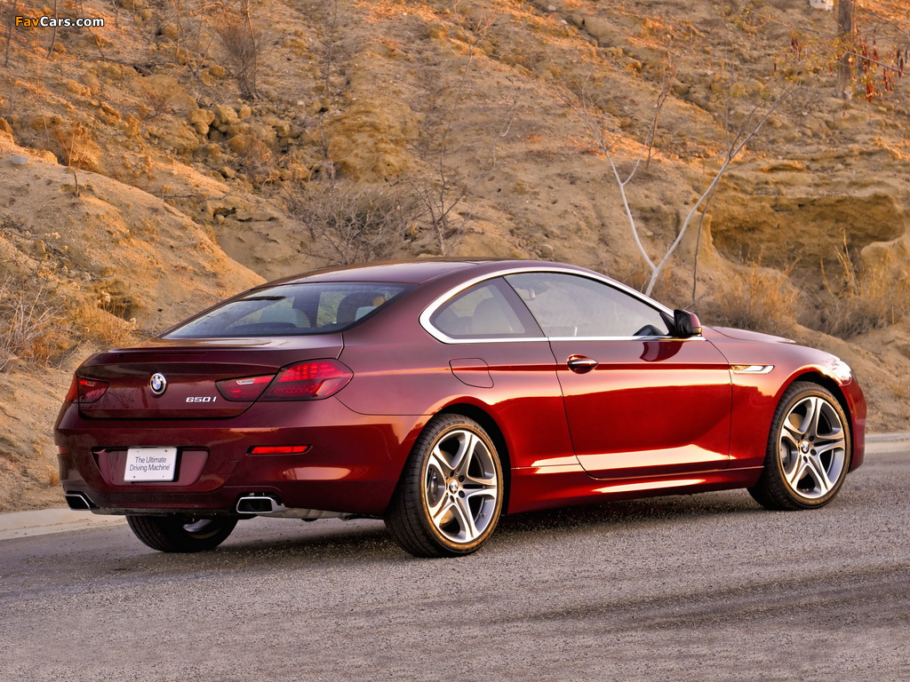 BMW 650i Coupe US-spec (F13) 2011 pictures (1024 x 768)