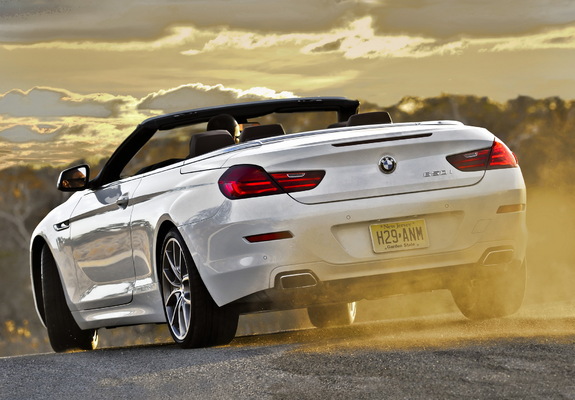 BMW 650i Cabrio US-spec (F12) 2011 pictures