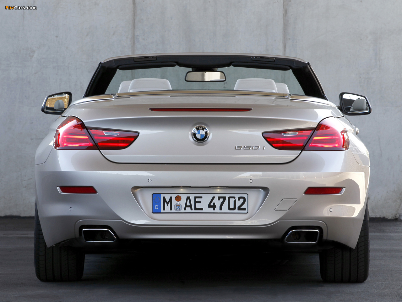 BMW 650i Cabrio ZA-spec (F12) 2011 wallpapers (1280 x 960)