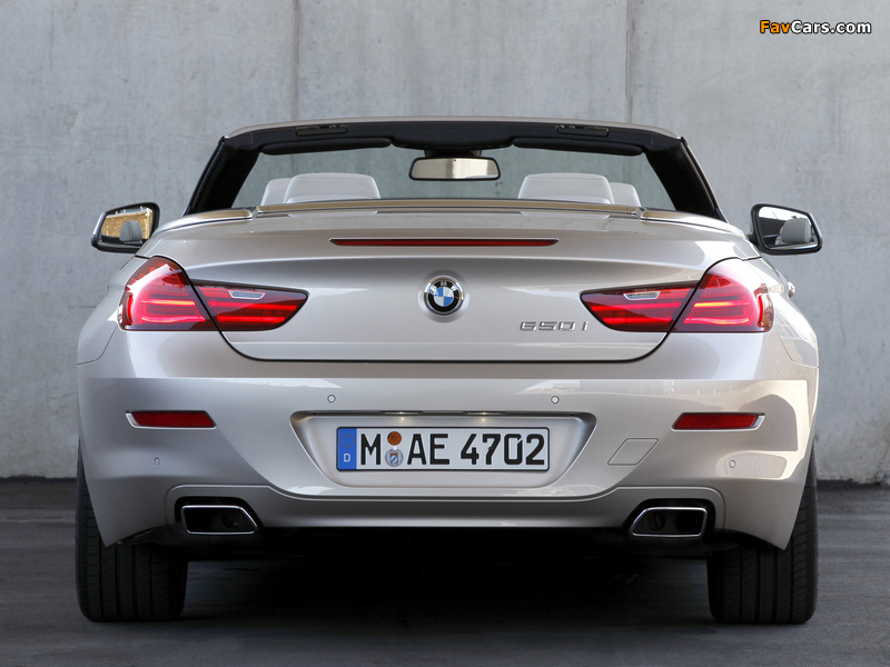 BMW 650i Cabrio ZA-spec (F12) 2011 wallpapers (800 x 600)