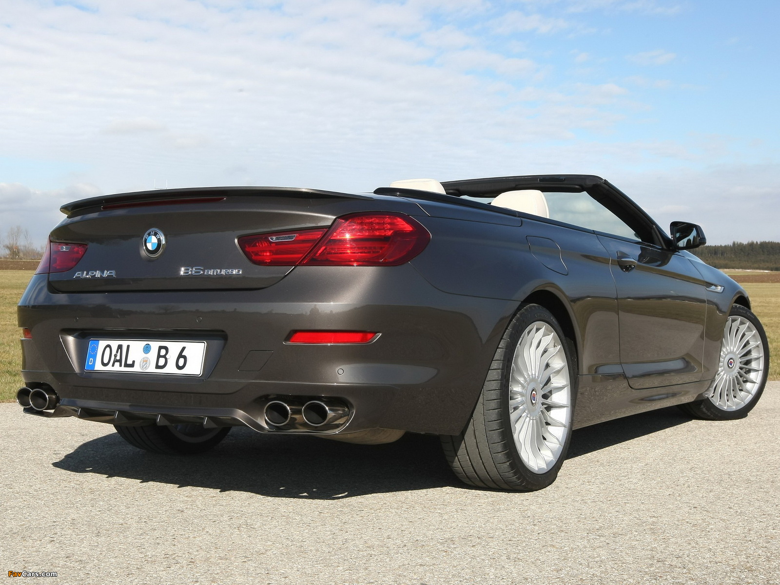 Alpina B6 Bi-Turbo Cabrio (F12) 2011 wallpapers (1600 x 1200)