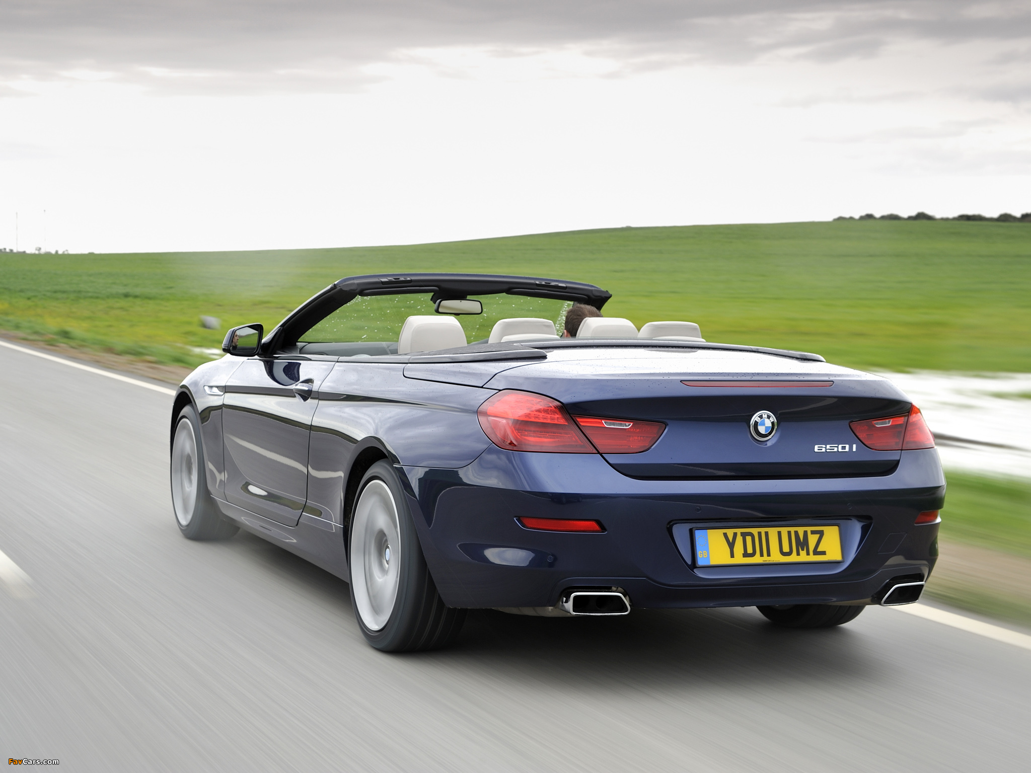 BMW 650i Cabrio UK-spec (F12) 2011 wallpapers (2048 x 1536)